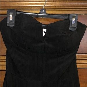 Strapless Black Dress